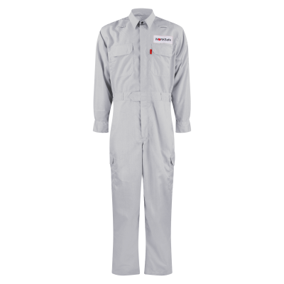 WORKSAFE FR WHITE COVERALL IN DUPONT NOMEX SOFT III A 4.5OZ MADE TO MEASURE